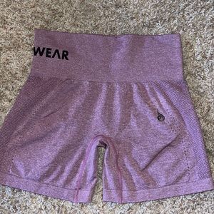 Pink/mauve Ryderwear workout shorts size large, worn once